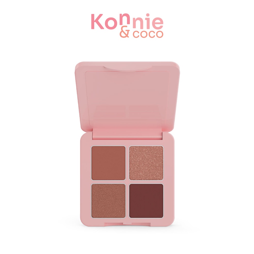 SASI Girls Can Be Unique Eyeshadow Palette 6g ศศิ พาเลทอายแชโดว์ 4 สี 3 เนื้อ.