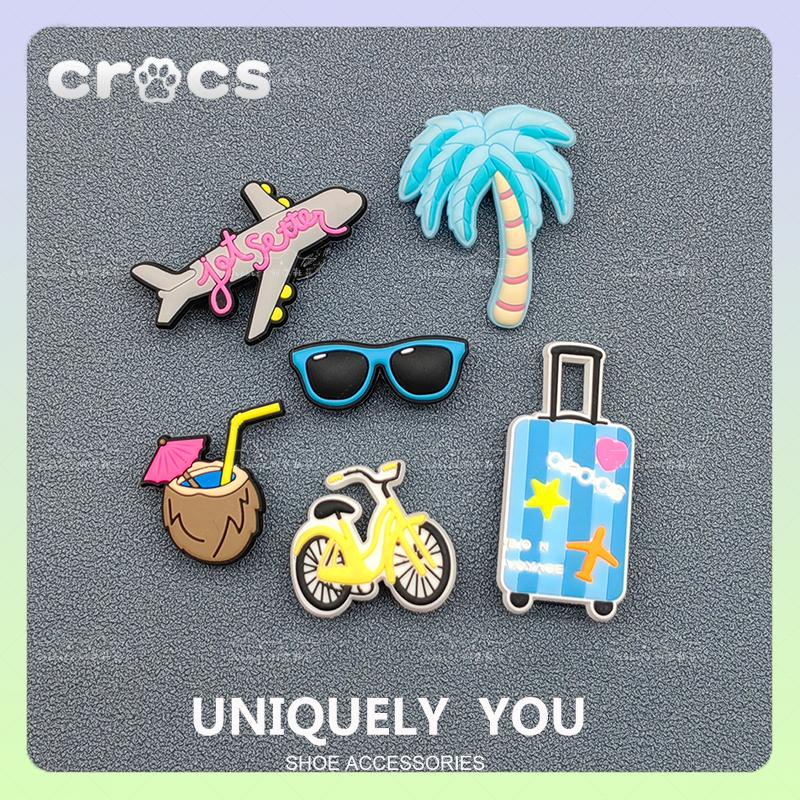 jibbitz crocs หัวเข็มขัด ลายการ์ตูนดอกไม้น่ารัก เข้ากับทุกการแต่งกาย แฟชั่นฤดูร้อน อุปกรณ์เสริม สําหรับรองเท้า Crocs Zhibixing