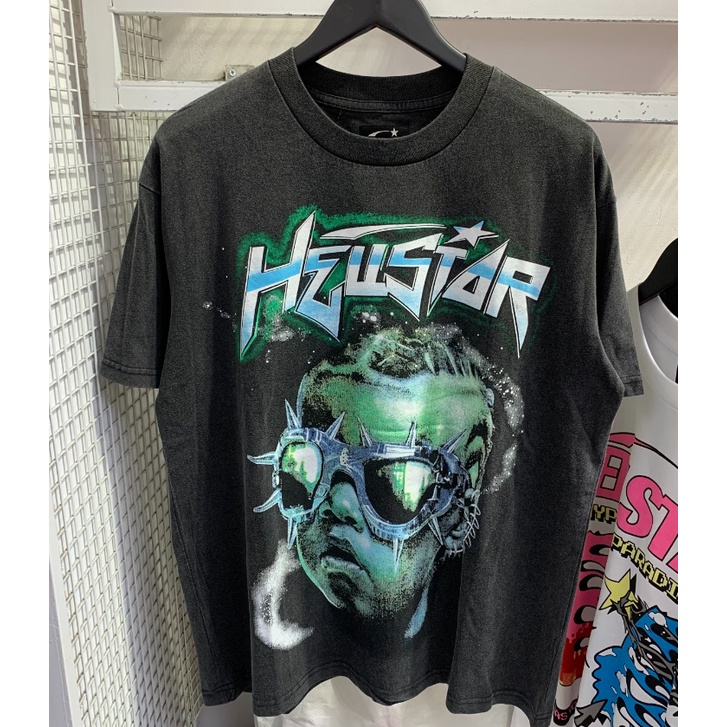 เสื้อยืดคอกลม แขนสั้น พิมพ์ลาย High Street Hellstar Studios Hell Star Future สําหรับผู้ชาย และผู้หญิง