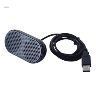 USB Speaker for Notebook Laptop PC(Black)  Portable Loudspea…