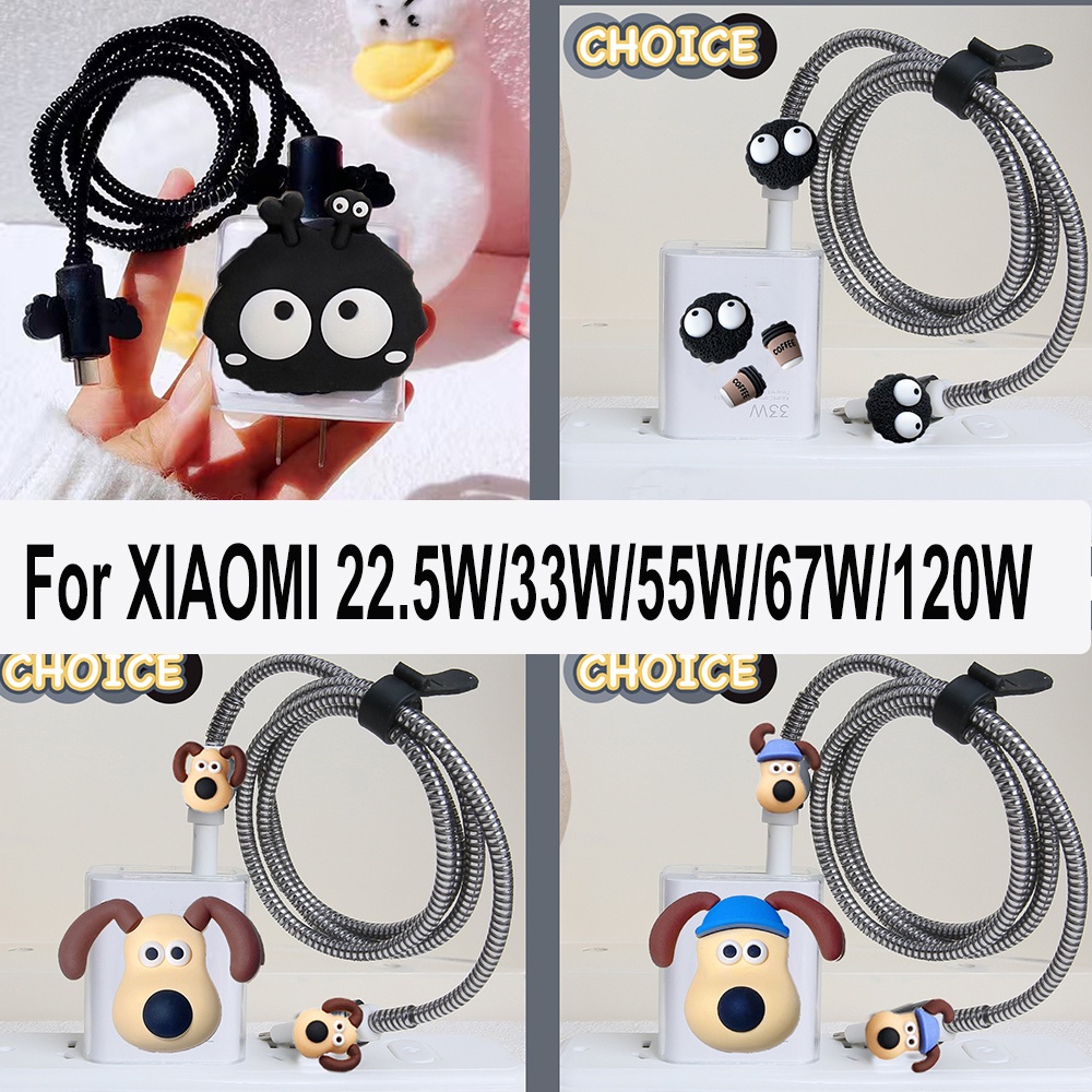 เคสป้องกันที่ชาร์จ 22.5w 55w 120w 22.5w 120w สําหรับ xiaomi 67w redmi 33w xiaomi 120w MDY-12-EH Andr