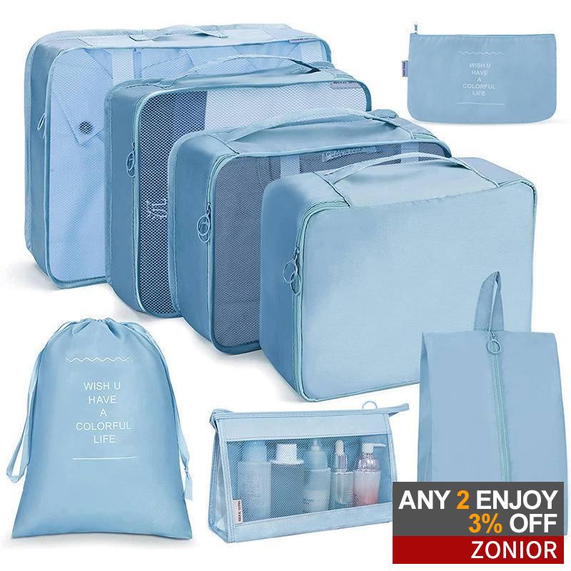 กระเป๋าเก็บเสื้อผ้า แบบผูกเชือก พับได้ สําหรับท่องเที่ยว