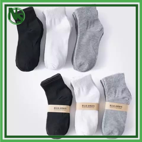 SPORT SOCKS SPORT SOCK ANGKLE SOCKS PLAIN THICK สําหรับผู้ชายและผู้หญิงผู้ใหญ่