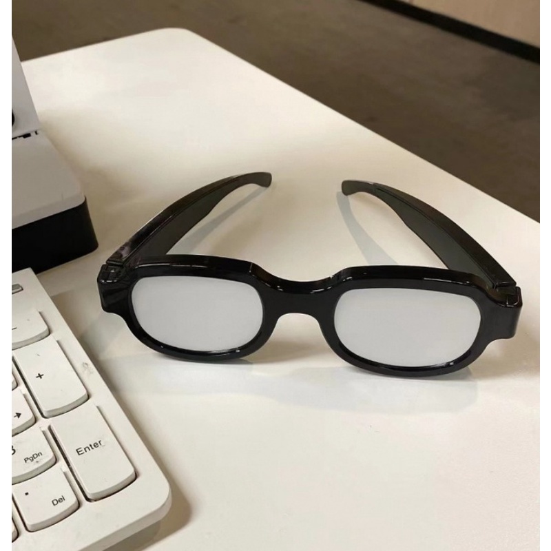 Edogawa Conan Light-emitting Glasses อะนิเมะญี่ปุ่นโคนันเดียวกัน LED เรืองแสง USB ชาร์จแว่นตาคอสเพลย์เทศกาลดนตรีผู้ชายผู้หญิงตลกเรืองแสงแว่นตาอุปกรณ์ประกอบฉากถ่ายภาพ