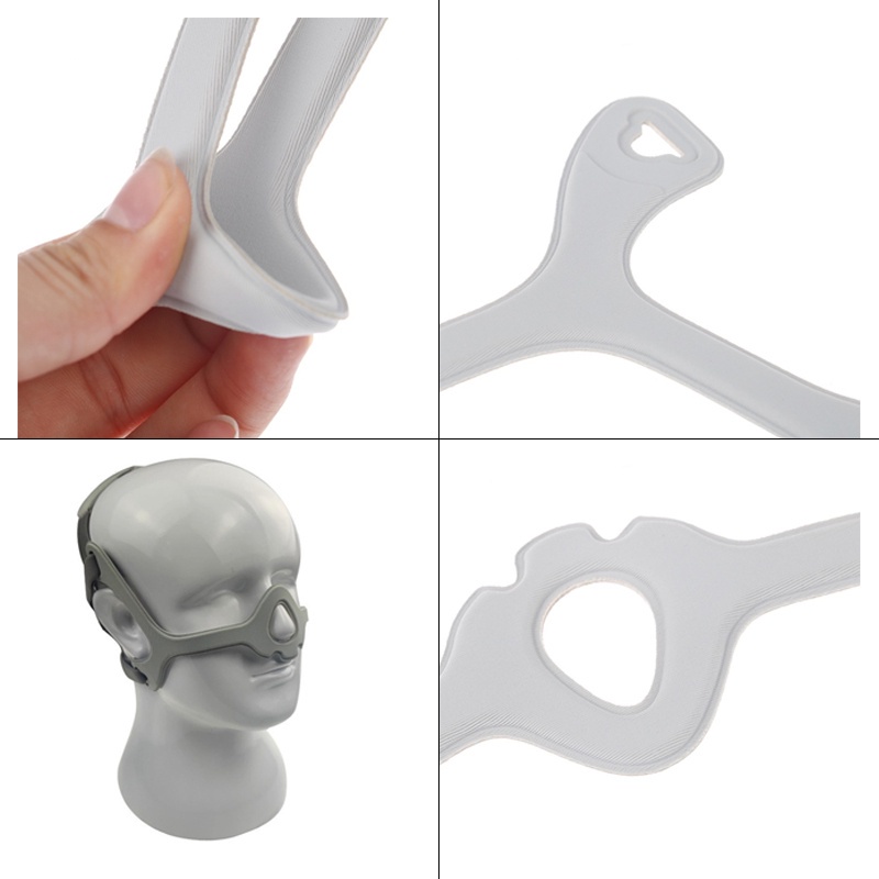 เครื่องช่วยหายใจ CPAP หมวก // โครงผ้า Wisp และ โครงหมวก // ภาวะหยุดหายใจขณะหลับ เครื่องช่วยหายใจทางจมูก หมวก // โครงผ้าคาดผมเอลฟ์ // โครงหมวก + โครง // ฝาครอบเฟสชิลด์รูปตัว Y // - รูปที่ 4