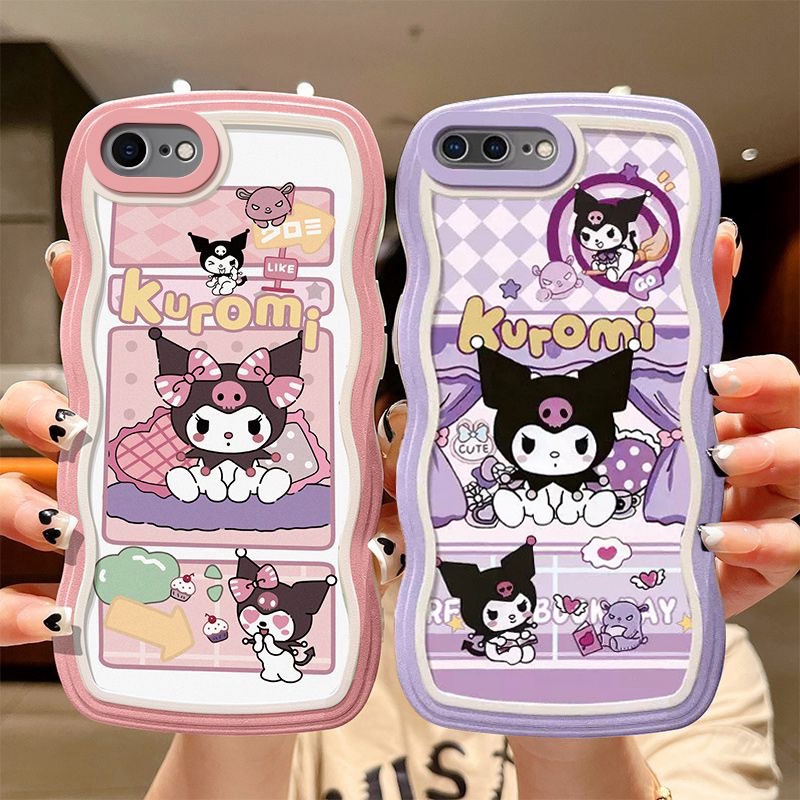 เคสโทรศัพท์มือถือ TPU แบบนิ่ม ลายคลื่น Kuromi สําหรับ VIVO 1814 1815 1929 VIVO 1816 1817 1820 1811 1807 VIVO 1904 1940 1902 1901 VIVO 1938