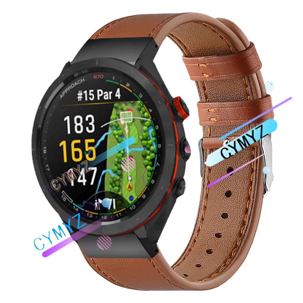 สาย Garmin Approach S70 สาย สายหนัง Garmin Approach S70 S70 S62 S60 สายรัด สายรัดข้อมือกีฬา สายรัด G