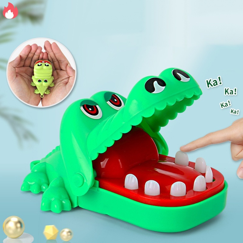 ของเล่นกัดมือเด็ก, นิ้วมินิกัด, จระเข้ปากใหญ่, ดึงฟันและกัด, ของเล่นขนาดเล็ก, การบีบอัดของเล่นทั้งชิ้น