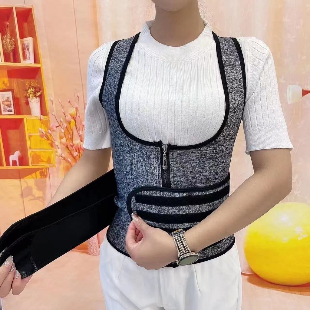 เข็มขัดรัดเอว กระชับสัดส่วนหน้าท้อง ป้องกันเอว ให้ความอบอุ่น แฟชั่นฤดูหนาว สําหรับผู้หญิง - รูปที่ 4