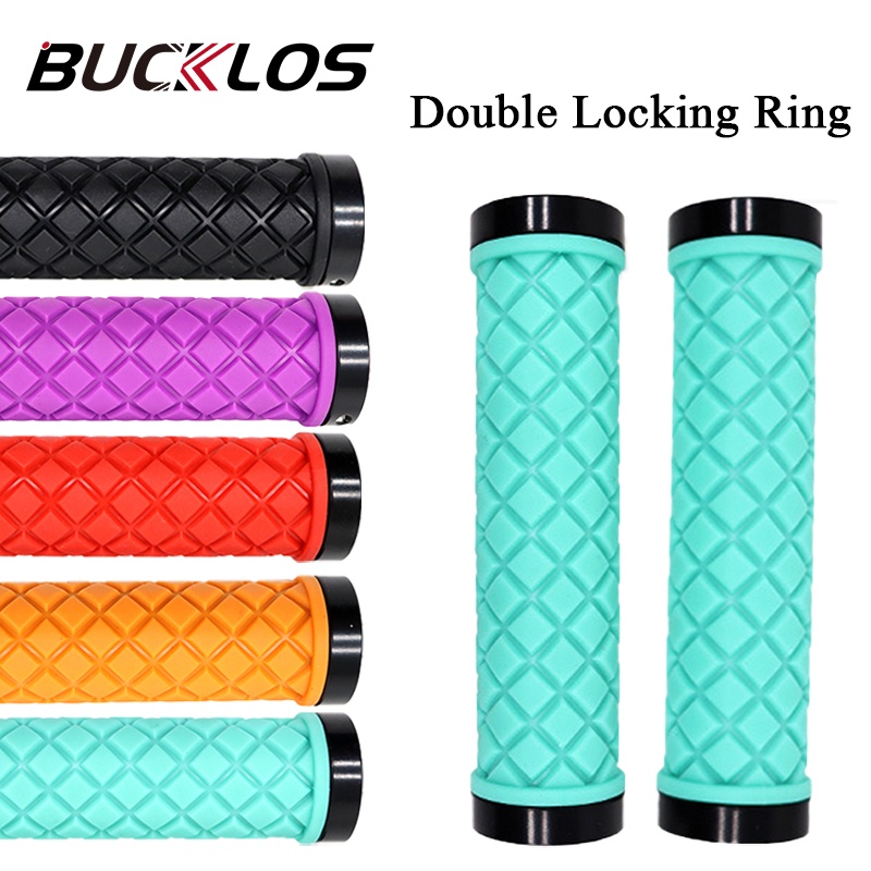 ปลอกแฮนด์จักรยานเสือภูเขา ปลอกแฮนด์มือจับยาง กันลื่น ดูดซับแรงกระแทก สําหรับรถจักรยาน MTB