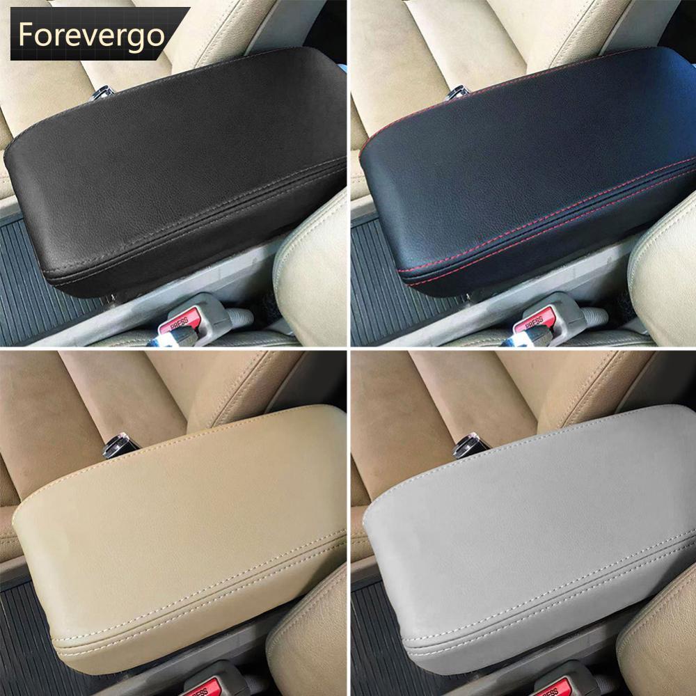 Forevergo ฝาครอบที่เท้าแขนคอนโซลกลางรถยนต์ แบบหนัง ไมโครไฟเบอร์ อุปกรณ์เสริม สําหรับ Honda Civic 8th Gen Sedan 2006-2011