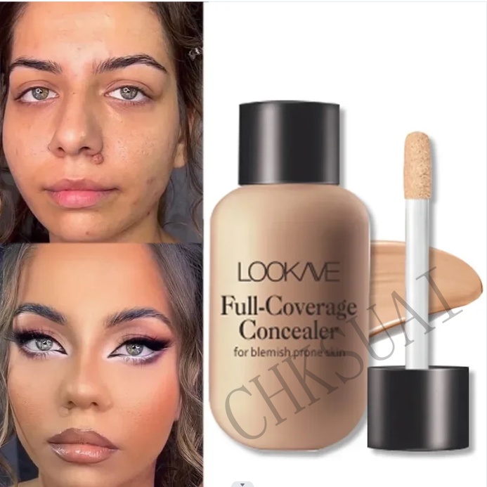 คอนซีลเลอร์เนื้อแมตต์ 3 สี ปกปิดรอยแผลเป็นจากสิว รอยคล้ําใต้ตา ติดทนนาน กันน้ํา ไวท์เทนนิ่ง ลิควิด รองพื้น เครื่องสําอาง