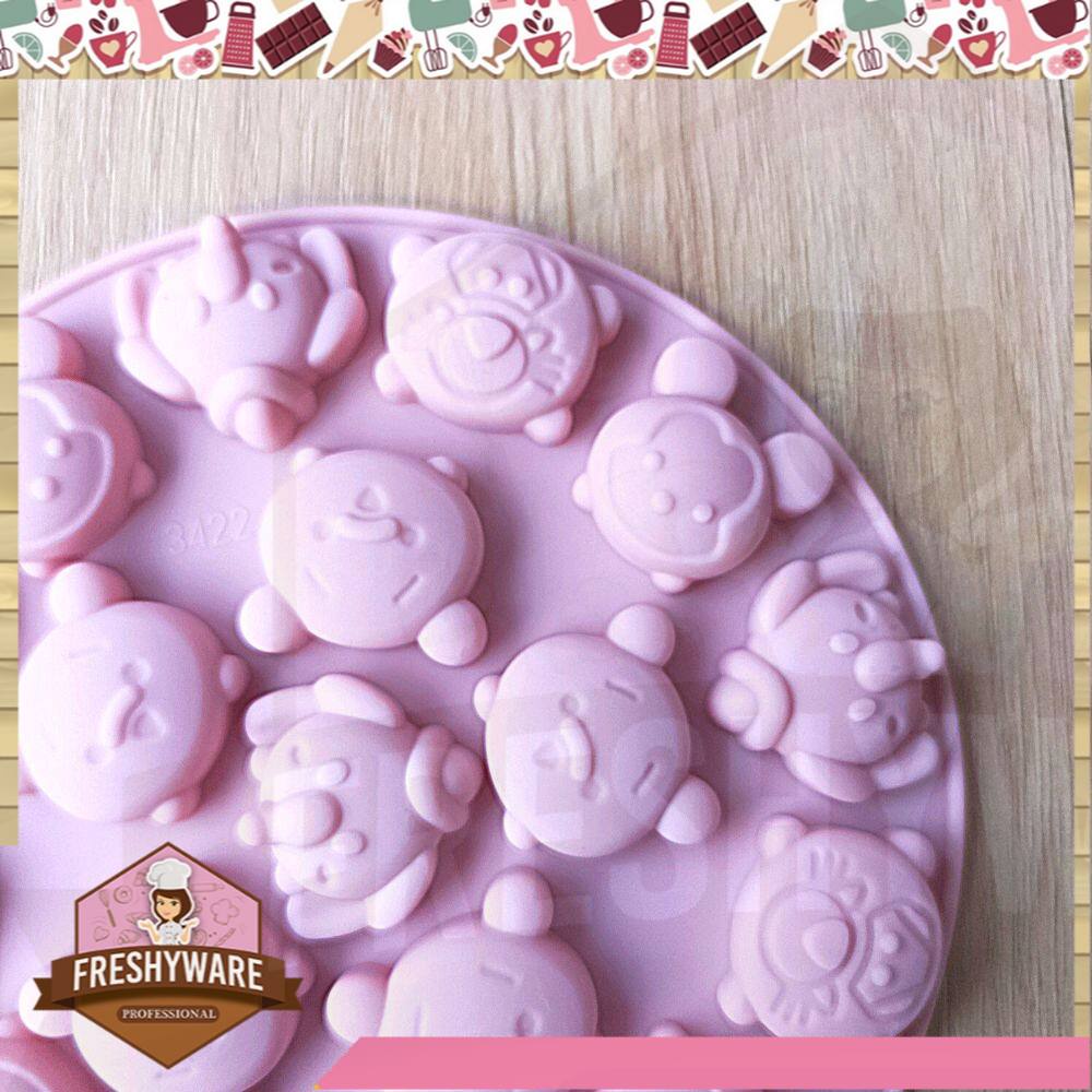 พิมพ์ซิลิโคน มิกกี้ ช้าง หมีพู กัมมี พิมพ์ขนม Pudding พิมพ์วุ้น พิมพ์เค้ก Gummy Silicone Mold Pooh Dumbo Chang