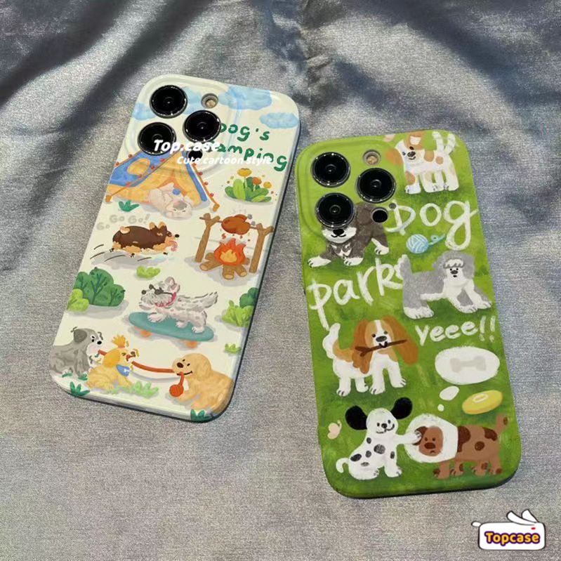 เคสป้องกันโทรศัพท์มือถือ ลายสุนัขจอดรถ สําหรับ iPhone 14 13 12 11 Pro Max SE2020 X XR Xs Max 7 8 6 6s Plus
