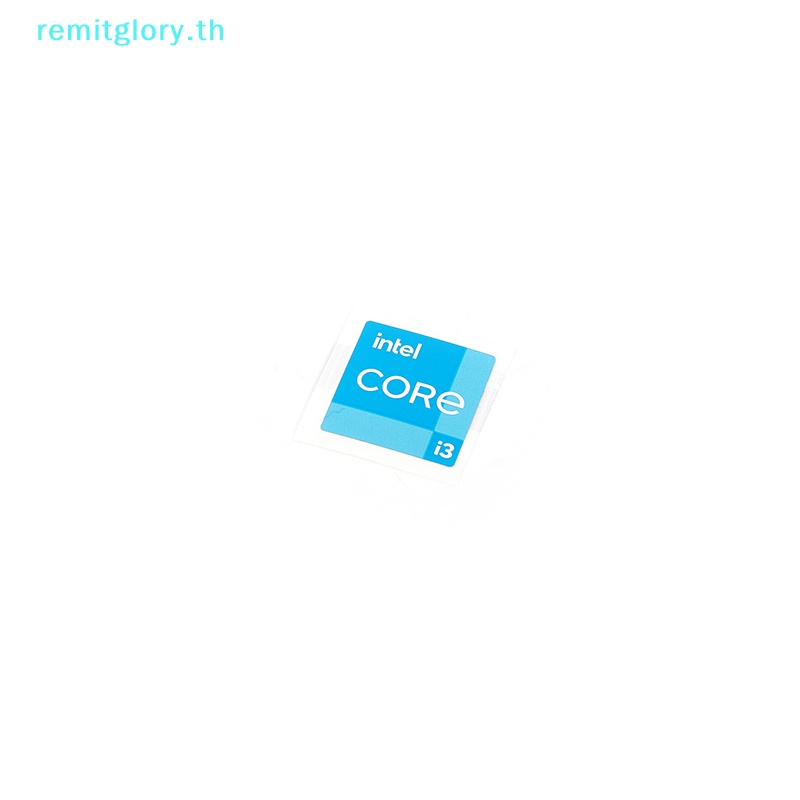 Remitglory สติกเกอร์เมทัลลิก Intel i3 i5 i7 i9 11th Core Duo Pentium สําหรับติดตกแต่งคอมพิวเตอร์