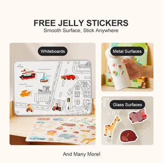 Mideer มิเดียร์ Reusable Jelly Sticker Set-ชุดสติ๊กเกอร์เยลลี่กันน้ำ CT2316-CT0610