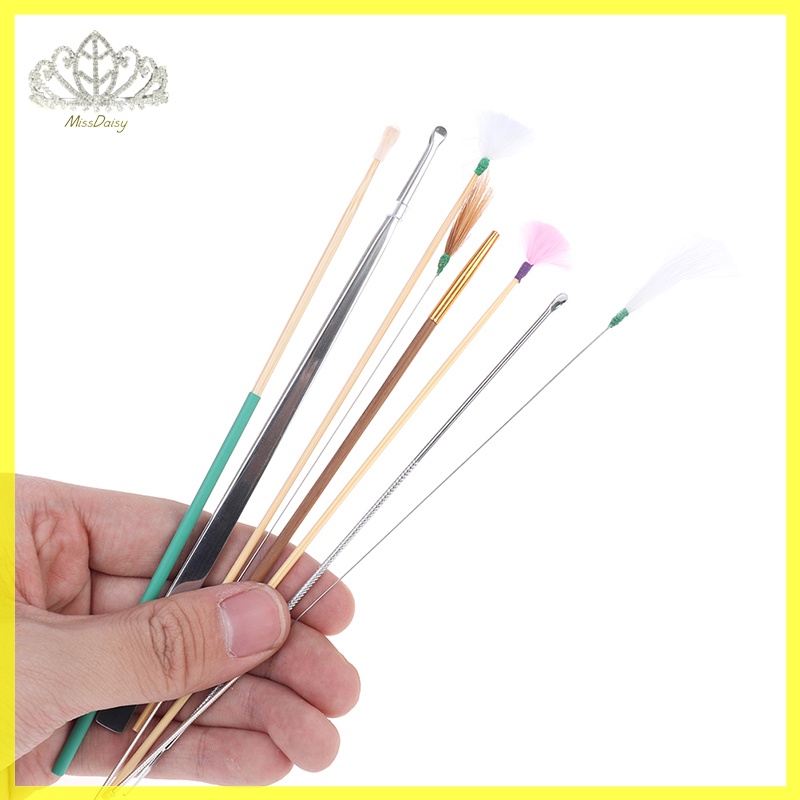 8 ชิ้น Ear Wax Pickers ชุดทําความสะอาดหูช้อน Wax Remover รูปที่ 8