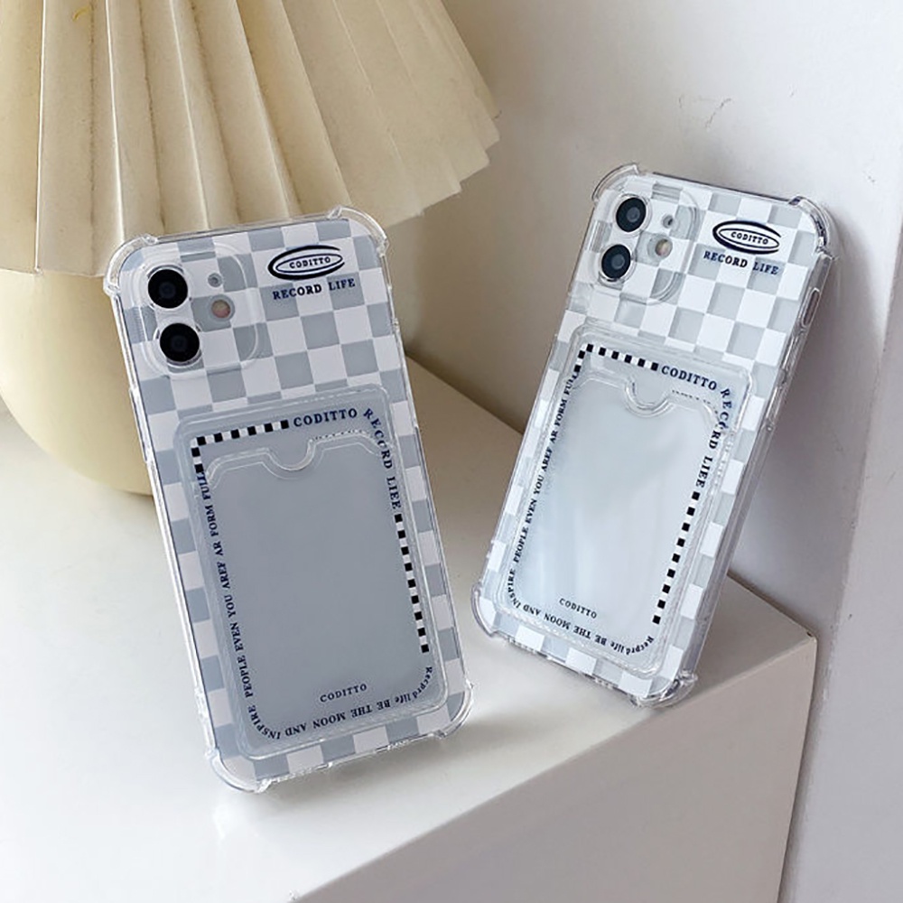 เคสโทรศัพท์ For iPhone 13 11 17 pro max Case iPhone 11 15 16 pro max 14 12 pro max XR XS Max 7 8 Plus ช่องใส่การ์ด – โปรปัง