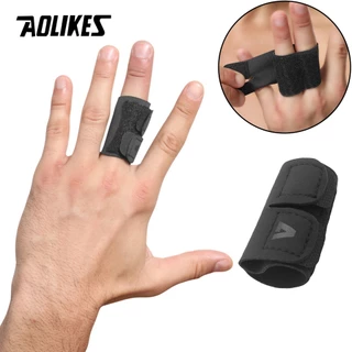 Aolikes ปลอกสวมนิ้ว บรรเทาอาการปวดนิ้ว ปรับได้ สําหรับเล่นกีฬา บาสเก็ตบอล 1 ชิ้น