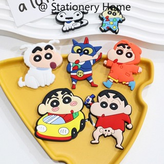 สติกเกอร์แม่เหล็ก PVC ลายชินจัง 3D สําหรับติดตกแต่งตู้เย็น