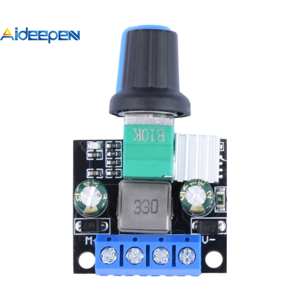 Aideepen มอเตอร์ควบคุมความเร็ว ไฟหรี่ Led 3.5A Dc12V 24V Pwm สําหรับมอเตอร์ Brushless