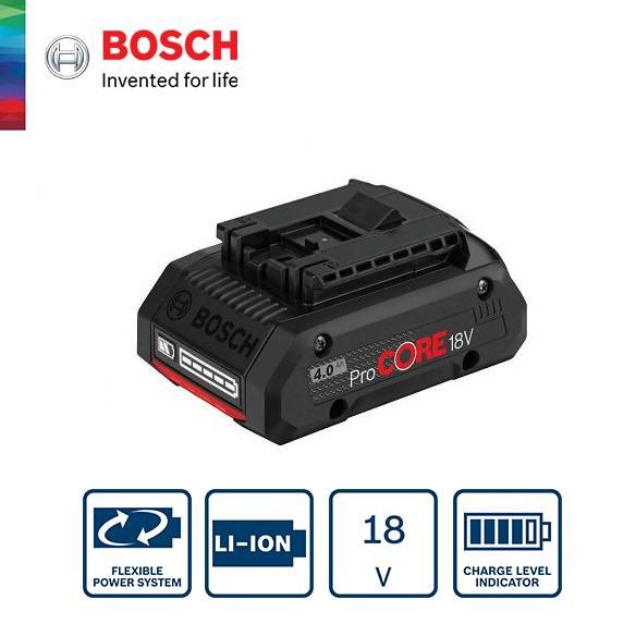 BOSCH แบตเตอรี่ ProCORE 18V 4.0/8/12 Ah ของแท้ 100%