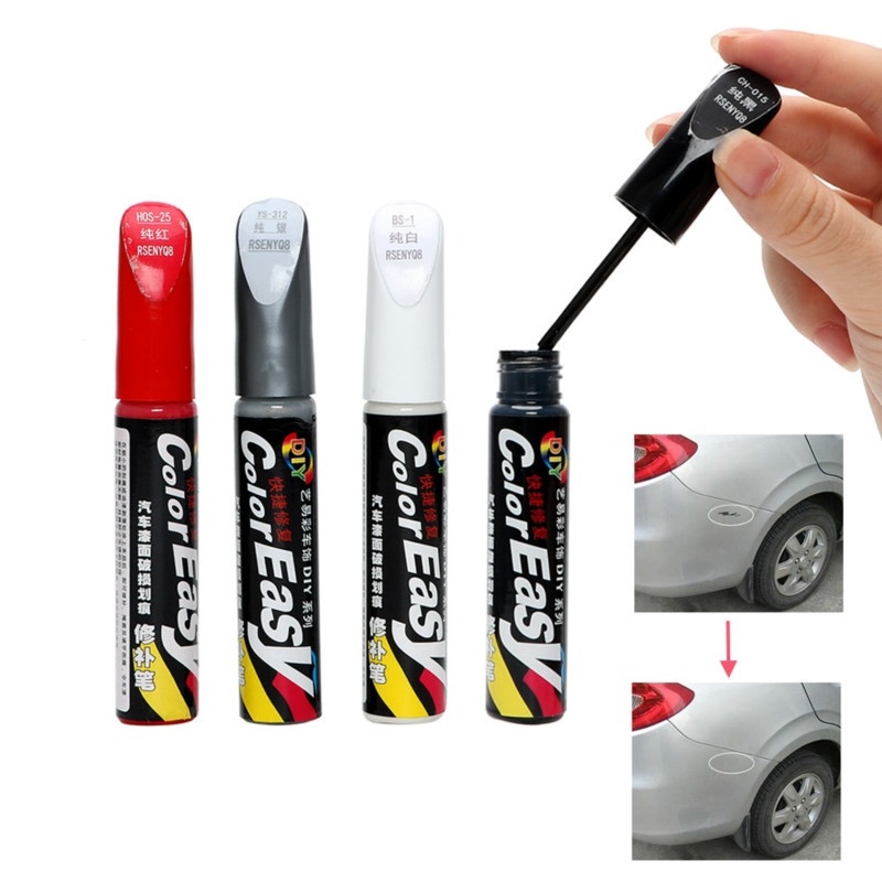 ปากกาหมึกซ่อมรถยนต์ 4 สี เติมน้ํายาบํารุงรักษาเป็นศูนย์ กําจัดภาพวาด เสื้อโค้ท