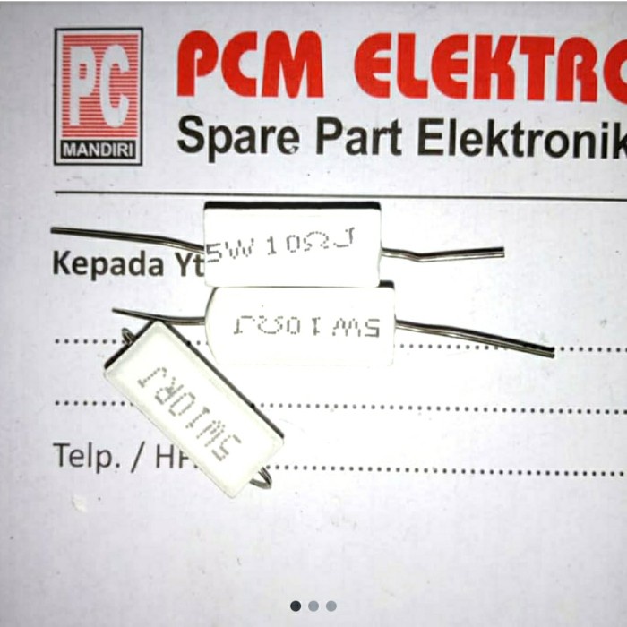 ตัวต้านทาน 5 วัตต์ 5W 10 โอห์ม 5 W 10R -BSS12