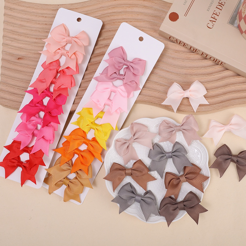 ผู้หญิง แฟชั่นเกาหลี ริบบิ้น โบว์ กิ๊บสูท / สาวหวาน สีลูกกวาด โบ ปิ่นปักผม ขนาดเล็ก / เครื่องประดับผมยอดนิยม / เด็กน่ารัก ซาติน เดคโค กิ๊บติดผม