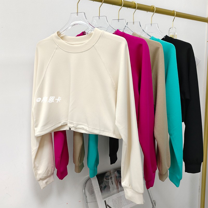 【YOGATRUTH】เสื้อครอปท็อป ทรงหลวม เป็นมิตรกับผิวหนัง สไตล์สปอร์ต สําหรับผู้หญิง ใส่เล่นกีฬา วิ่ง ฟิตเนส
