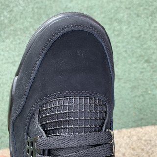 Kris COD Air Jordan 4 Retro Black Cat ( 2020 ) CU1110 010 รองเท้าผ้าใบสำหรับบุรุษและสตรีGQ7G