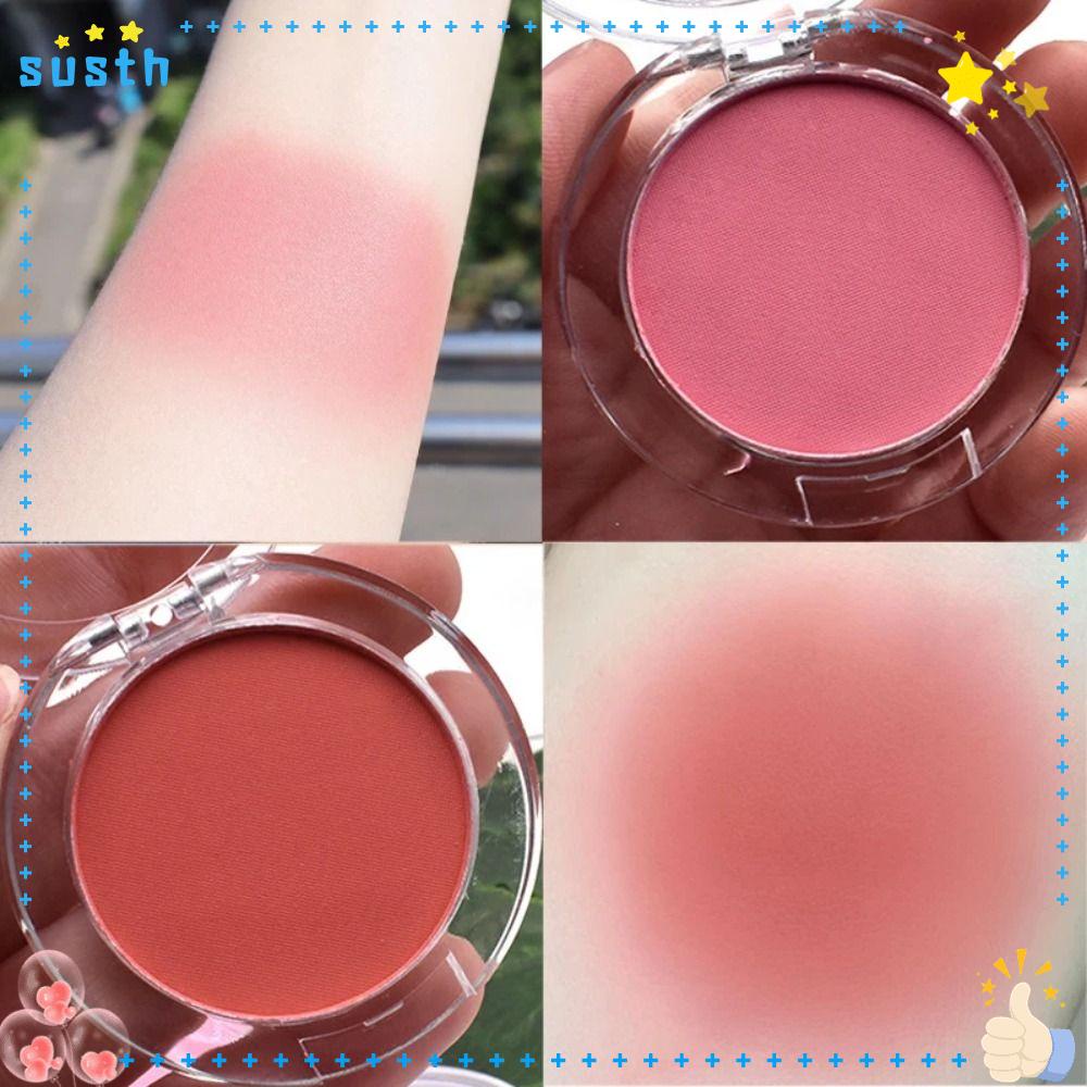 Susth บลัชออนปัดแก้ม คอนทัวร์ สีนู้ด ชมพู ฟ้า ธรรมชาติ สไตล์เกาหลี