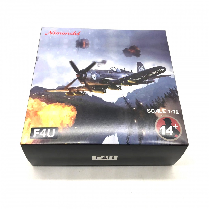 โมเดลเครื่องบินรบโจรสลัด Us Navy F4u Pirate Ship-Based Land-Based 1:72 ของขวัญ สําหรับตกแต่ง