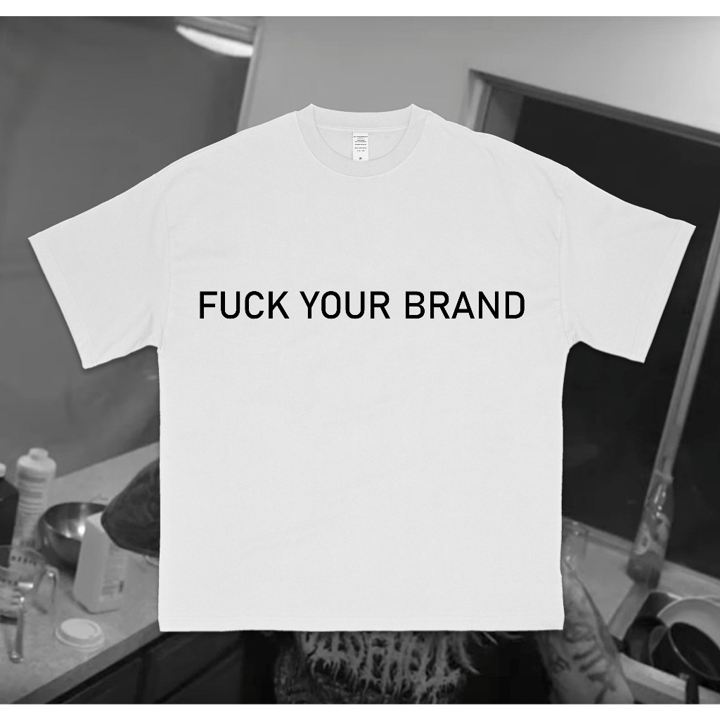 เสื้อยืด [S-5XL]ผ้าฝ้าย 100% เสื้อยืดแบรนด์ Fuk YOUR S-5XL