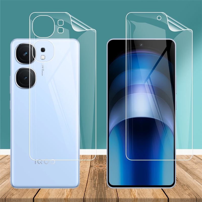 Ultra Thin Hydrogel ฟิล์มสําหรับ vivo iQOO Neo9S Neo 9S Pro Plus iQOONeo9SPro 5G Clear Soft TPU ด้านหน้ากลับคลุมทั้งหมดฟิล์มป้องกันหน้าจอ
