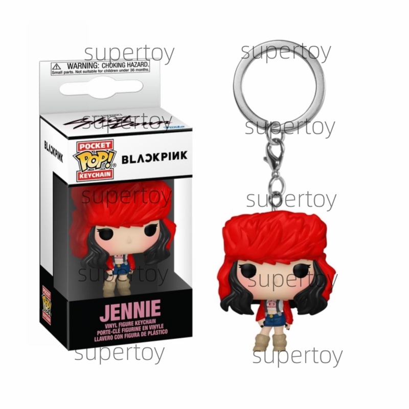 Funko Pop! พวงกุญแจ Blackpink - Jennie Novelty Keyring - Bpink Collectible Mini Figure - Gift Idea - Official Merchandise - ตกแต่งกระเป๋าเป้สะพายหลัง