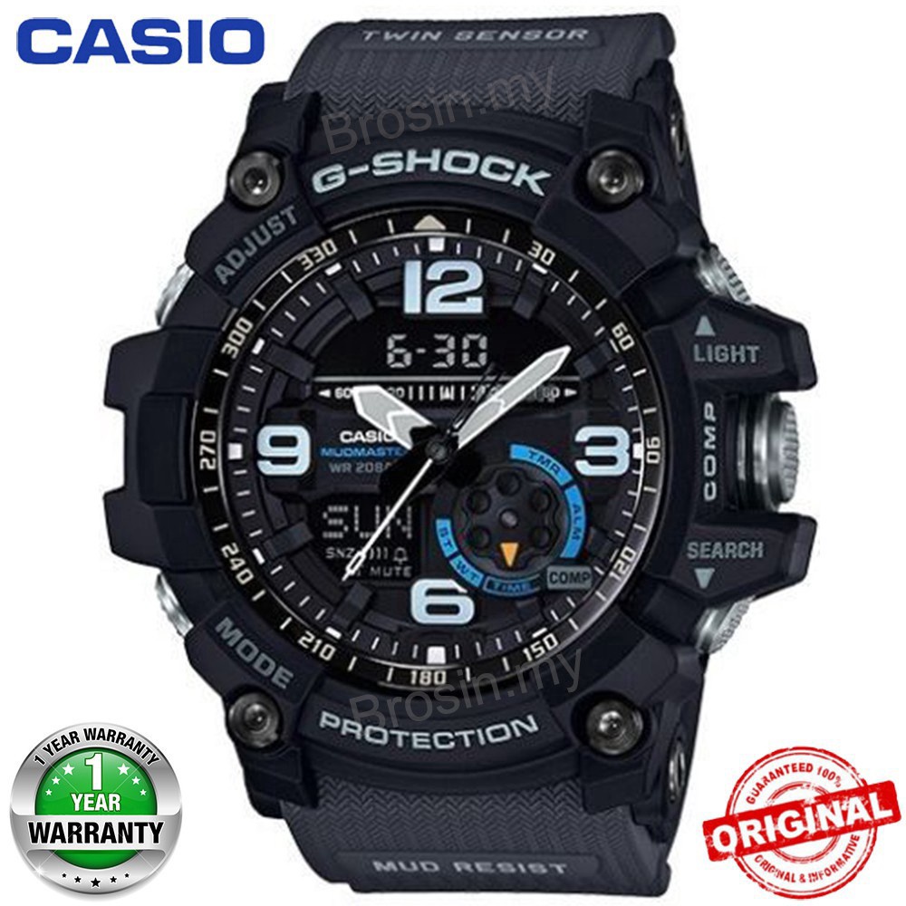 นาฬิกาข้อมือ Casio G-SHOCK GG-1000 MUDMASTER สําหรับผู้ชาย GG-100