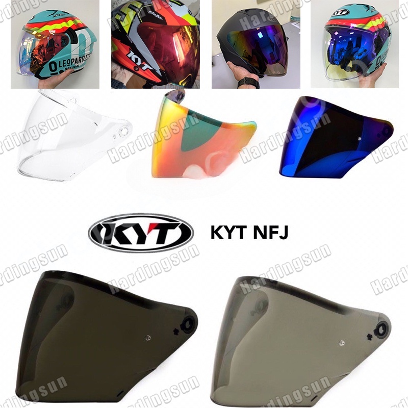 พร้อมส่ง! หมวกกันน็อครถจักรยานยนต์ KYT NFJ เลนส์กระจก