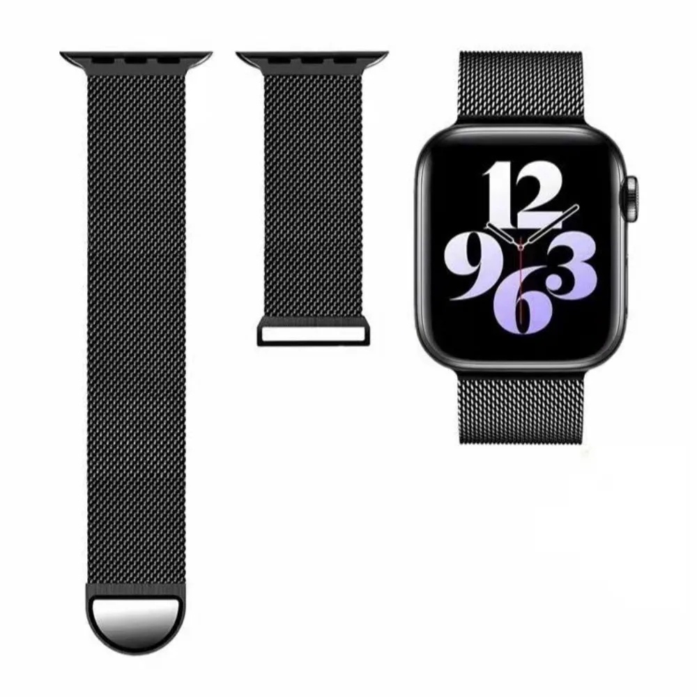Milanese สายนาฬิกาข้อมือโลหะ แม่เหล็ก สําหรับ Smart Watch รูปที่ 5