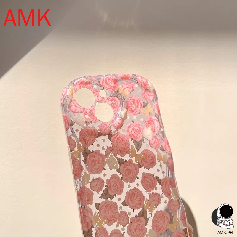 Amk Realme Note 60 50 13 12 12X 11X 10 9 pro plus C67 C65 C63 C61 C75 C55 C53 C51 C35 C33 C30 C30S C20 C11 8 8i 6i Wave 5G ความงามสีชมพู เคสโทรศัพท์ GNCNY