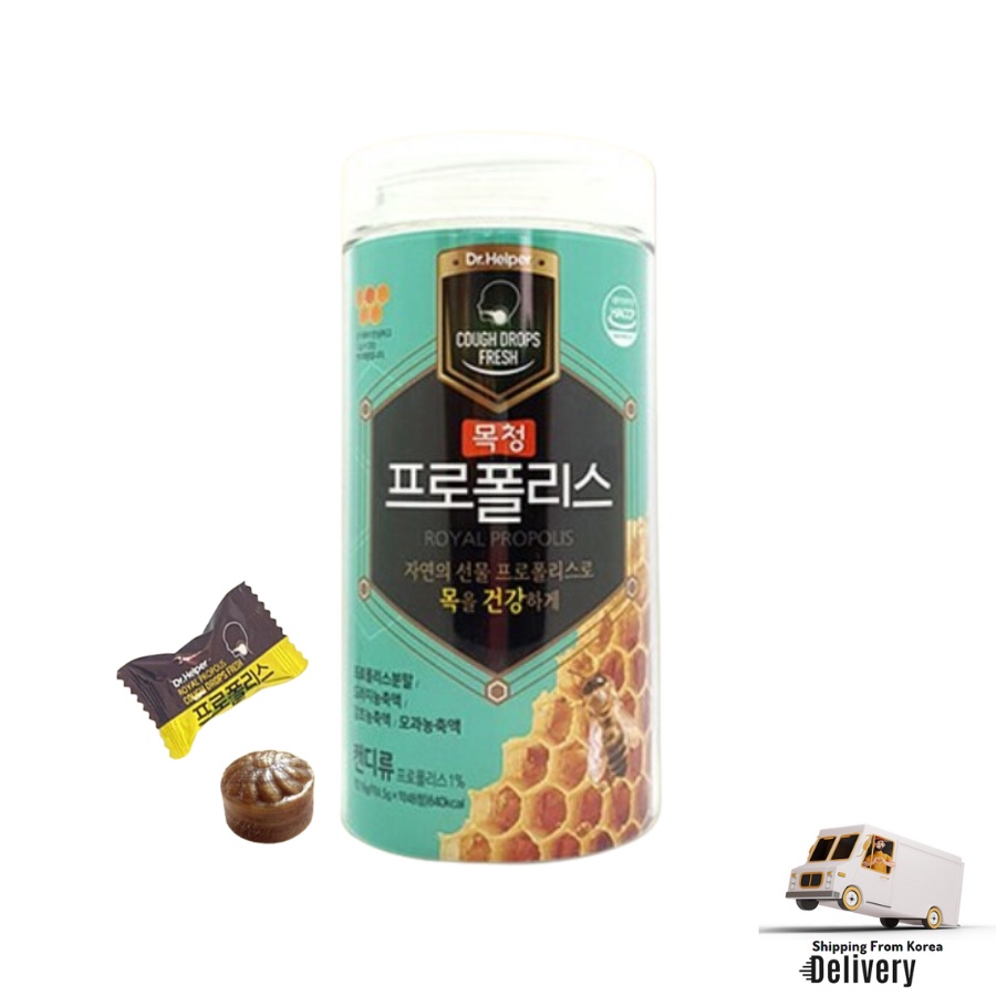 Dr Helper Propolis candy Cough Drops Fresh 48 Candys ลูกอมไอคอแห้ง