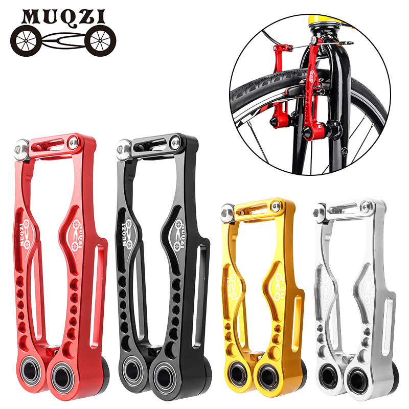 Muqzi ชุดคาลิปเปอร์วีเบรก อลูมิเนียมอัลลอย น้ําหนักเบา สําหรับรถจักรยานเสือภูเขา