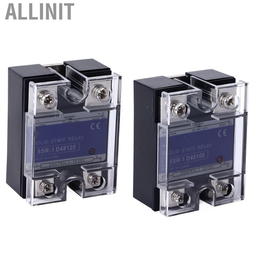 Allinit Solid State Relay  Reliable DC To AC with Plastic Cover for Different Power Supply Systems