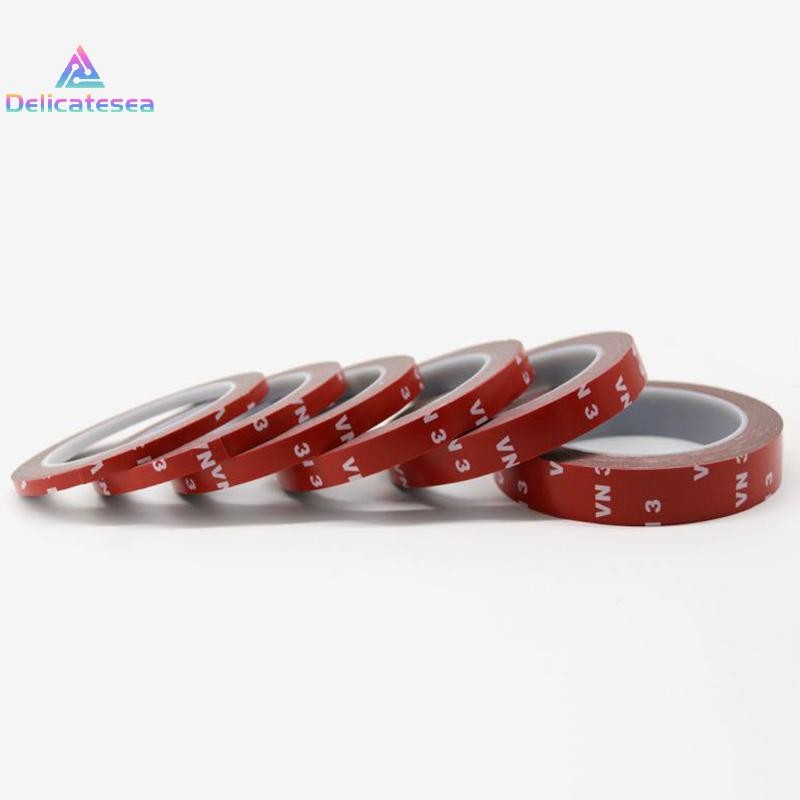 [อร่อย] 3 เมตรเทปสองด้านที่แข็งแกร่งถาวรอะคริลิโฟมเทปกาวสติกเกอร์สําหรับรถยนต์บ้านในร่มอุณหภูมิสูงใหม่