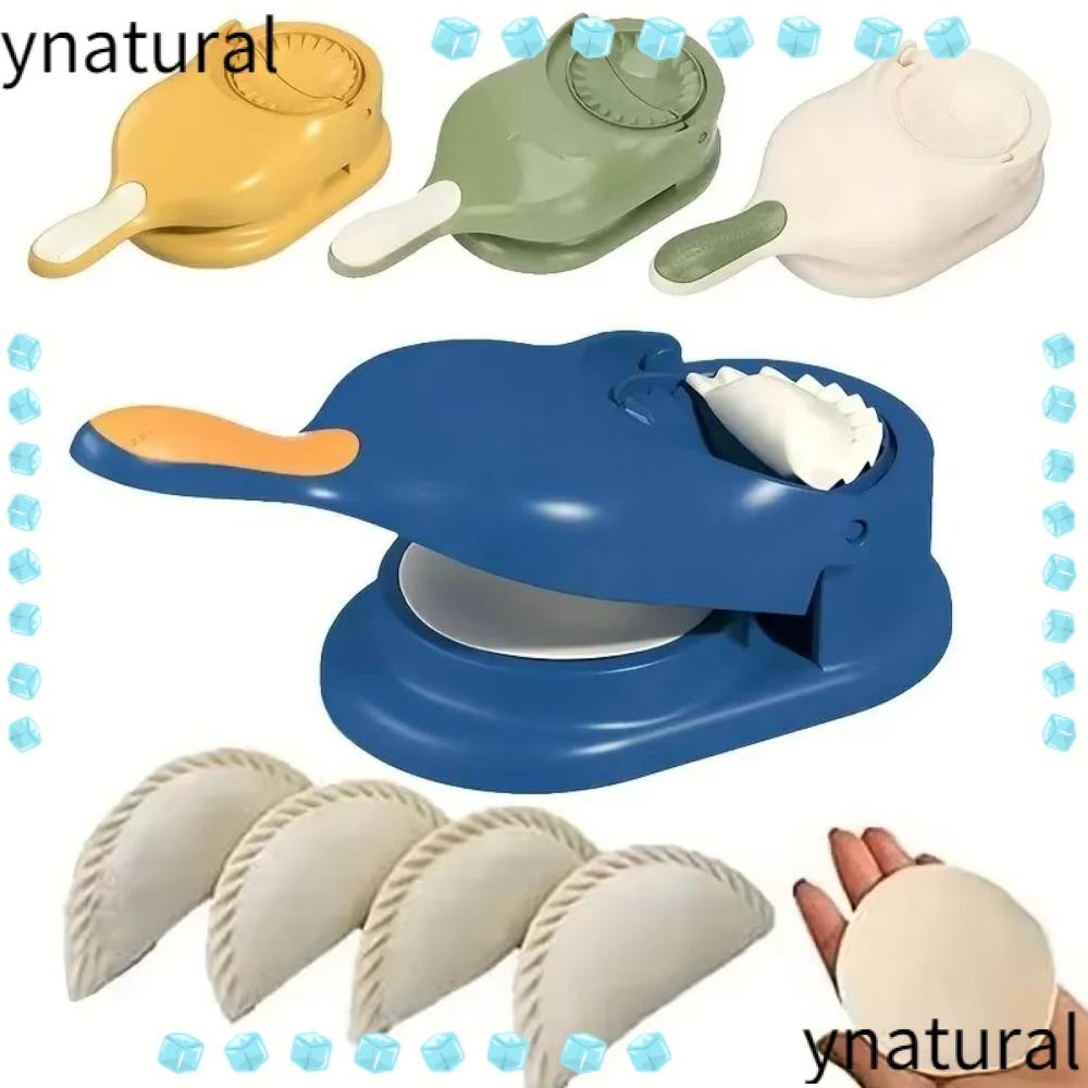 Yenatural เครื่องปั้นเกี๊ยว 2 in 1 พร้อมด้ามจับกันลื่น ใช้งานง่าย ทนทาน สําหรับทําแผ่นเกี๊ยวและปั้นเกี๊ยว