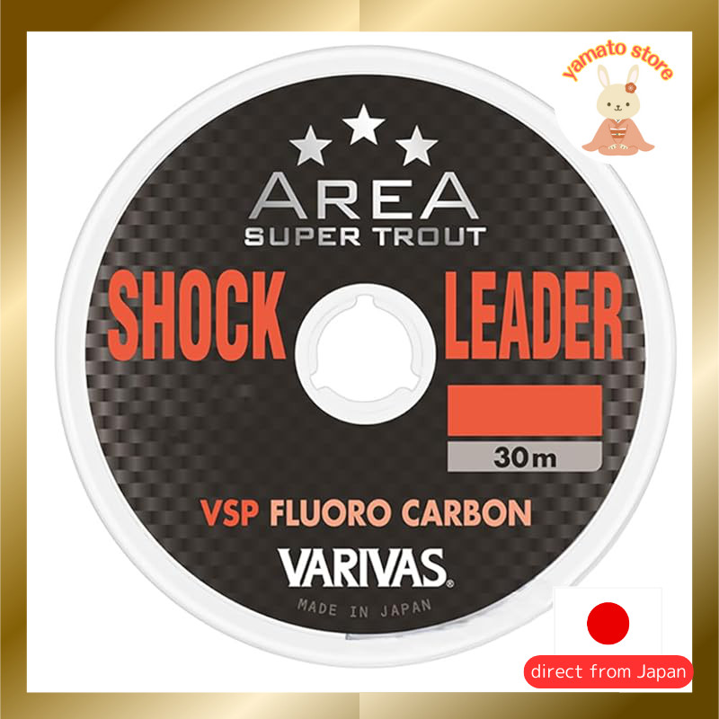 VARIVAS Super Trout Area Shock Leader VSP Fluoro 30m Natural 2-5lb