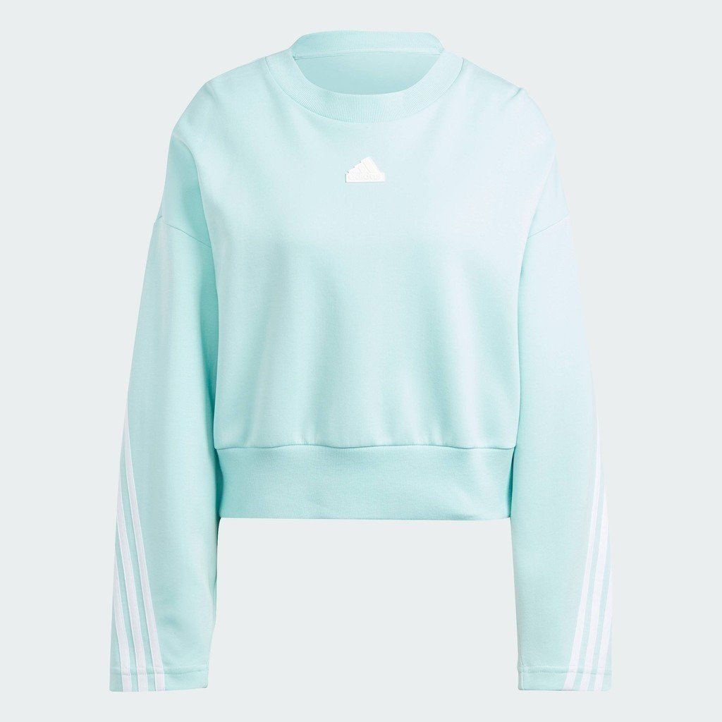 adidas Lifestyle Future Icons 3-Stripes Sweatshirt Women Turquoise IL3058