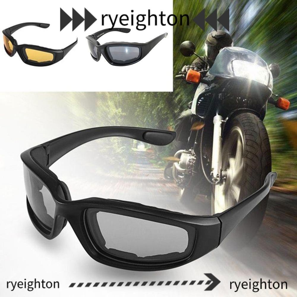 Ryeighton แว่นตาขี่มอเตอร์ไซค์กีฬากลางแจ้งแว่นตากันฝุ่นกันลม