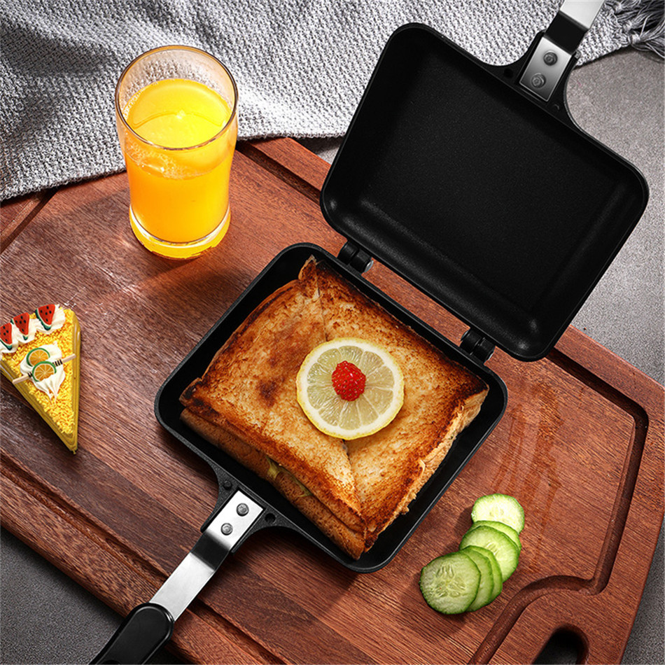 LOCAL Sandwich Mold Pan Double Side Grill Fry Pan Cookware Double Face Pan Steak Fry Pan Pancake