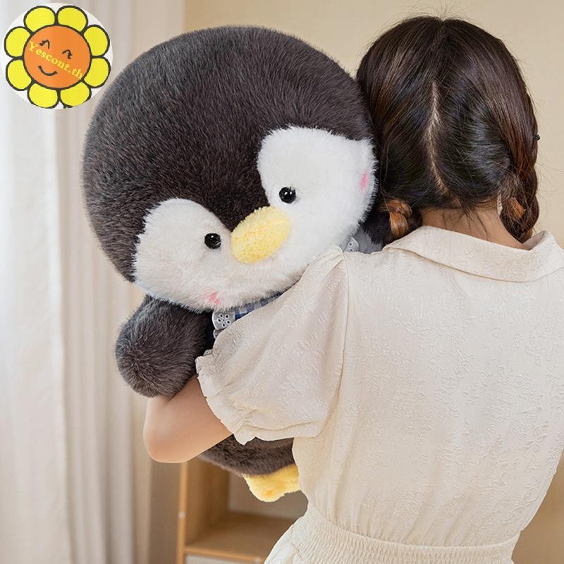 Yescont 1 ชิ้นตุ๊กตาสัตว์หมอน 16-60 ซม. Kawaii Huggable Soft Penguin Plush ของเล่นเด็ก Appease ตุ๊กตาของขวัญวันเกิดสําหรับเด็กเด็กผู้หญิง TH